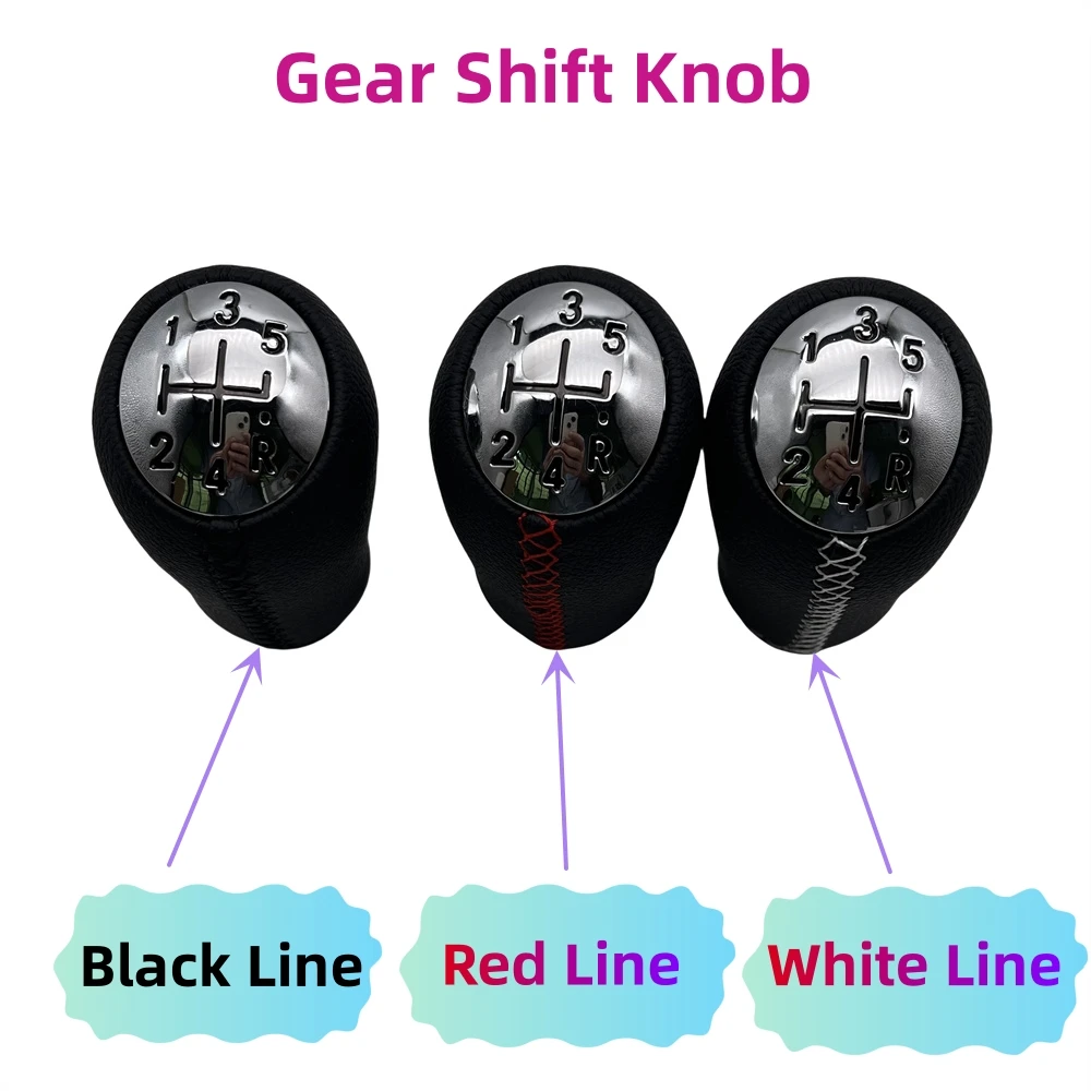 NEW Gear Shift Knob Stick Head Car Gear Shift Lever Handle 5 Speed For RENAULT CLIO MK3 3 III MEGANE MK2 SCENIC MK2 KANGOO
NEW Gear Shift Knob Stick Head Car Gear Shift Lever Handle 5 Speed For RENAULT CLIO MK3 3 III MEGANE MK2 SCENIC MK2 KANGOO