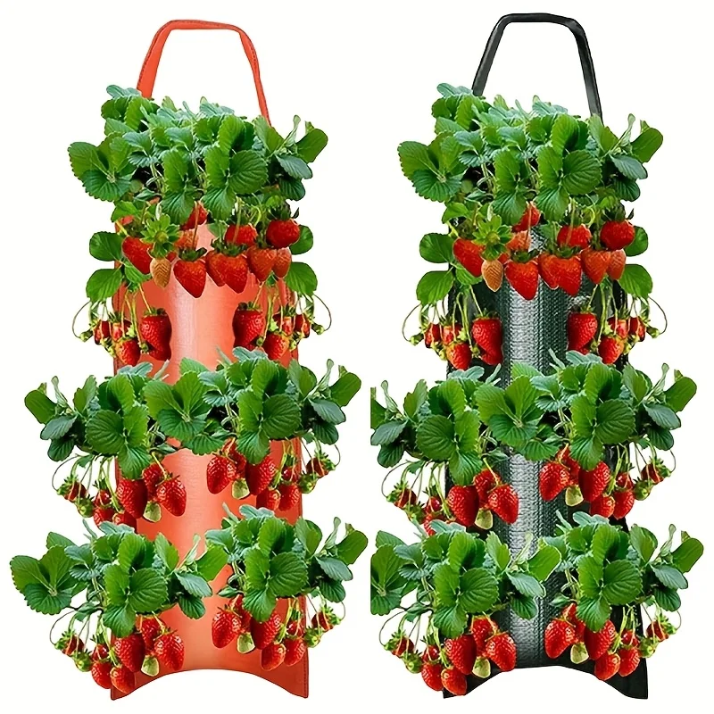 8-Bag Hanging Strawberry Planting Bag - Durable PE Material, Perfect For Indoor And Outdoor Gardening, Strawberry Planting
8-Bag Hanging Strawberry Planting Bag - Durable PE Material, Perfect For Indoor And Outdoor Gardening, Strawberry Planting