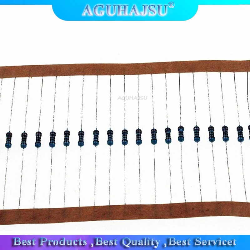 100Pcs 1/4w Metal Film Resistor 1% 10 ohm - 2.2M Ohm 1R 10R 100R 220R 1K 10K 100K Resistance
100Pcs 1/4w Metal Film Resistor 1% 10 ohm - 2.2M Ohm 1R 10R 100R 220R 1K 10K 100K Resistance