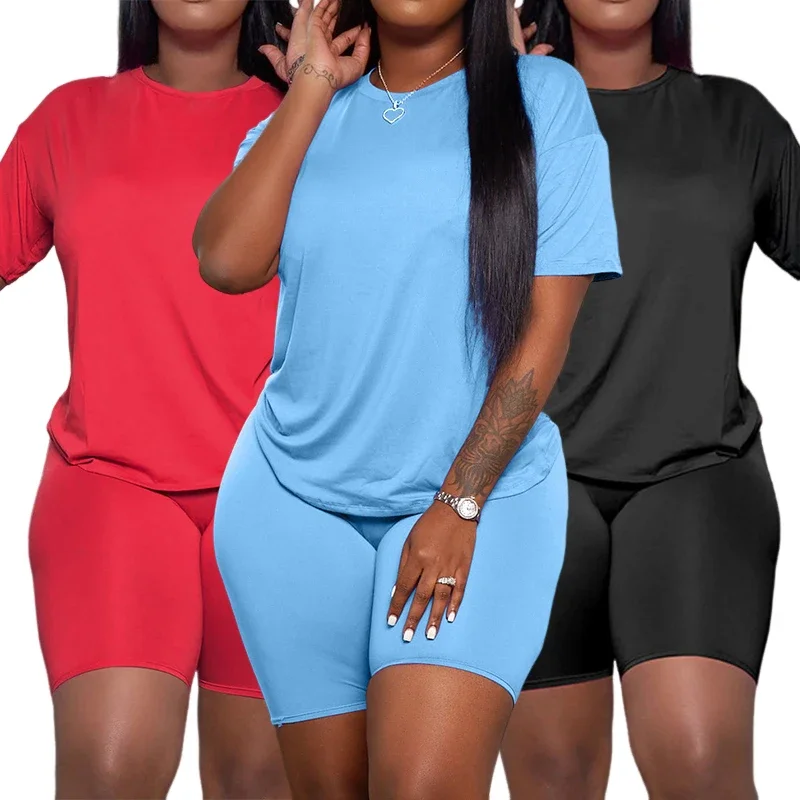 Летний популярный женский спортивный костюм, топы и шорты с короткими рукавами, однотонная спортивная одежда, высококачественная повседневная одежда для дома и улицы
Летний популярный женский спортивный костюм, топы и шорты с короткими рукавами, однотонная спортивная одежда, высококачественная повседневная одежда для дома и улицы