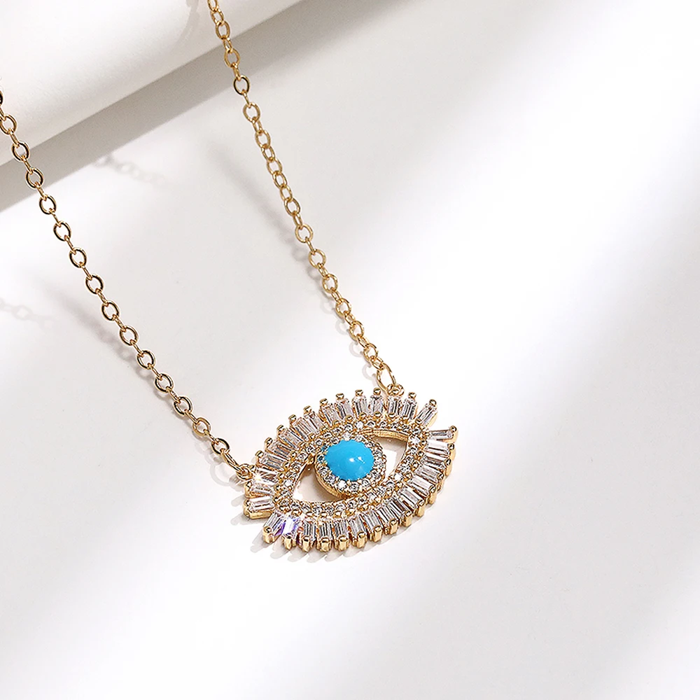 Huitan Hip-hop Blue Evil Eye Pendant Necklace Gold Color Chain for Women Cool Girls Neck Accessories Rock Party Necklace Jewelry
Huitan Hip-hop Blue Evil Eye Pendant Necklace Gold Color Chain for Women Cool Girls Neck Accessories Rock Party Necklace Jewelry