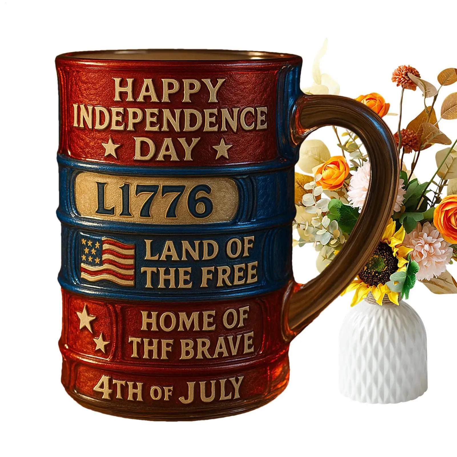 Independence Day Cup Vintage Freedom Themed Coffee Mug Reusable Beverage Container Patriotic Drinkware For Daily Hydration
Independence Day Cup Vintage Freedom Themed Coffee Mug Reusable Beverage Container Patriotic Drinkware For Daily Hydration
