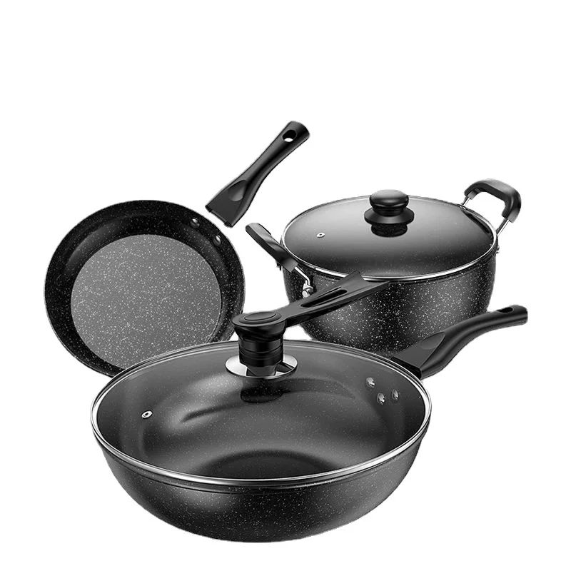 Maifanshi Non Stick Pot Housewarming Gift Fry Pan Milk Pan Iron Pan Household Flat Bottom Frying Pan Kitchen Cookware Set
Maifanshi Non Stick Pot Housewarming Gift Fry Pan Milk Pan Iron Pan Household Flat Bottom Frying Pan Kitchen Cookware Set