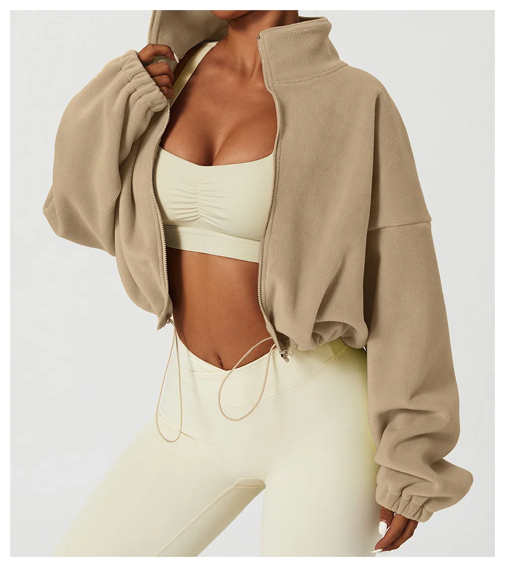 Denim New Jacketoutdoor Stylewomen's Lamb Fleece Sports Coat Women's 2024 Autumn New Drawstring Waist Zipper Stand Up Neck Loose
Denim New Jacketoutdoor Stylewomen's Lamb Fleece Sports Coat Women's 2024 Autumn New Drawstring Waist Zipper Stand Up Neck Loose