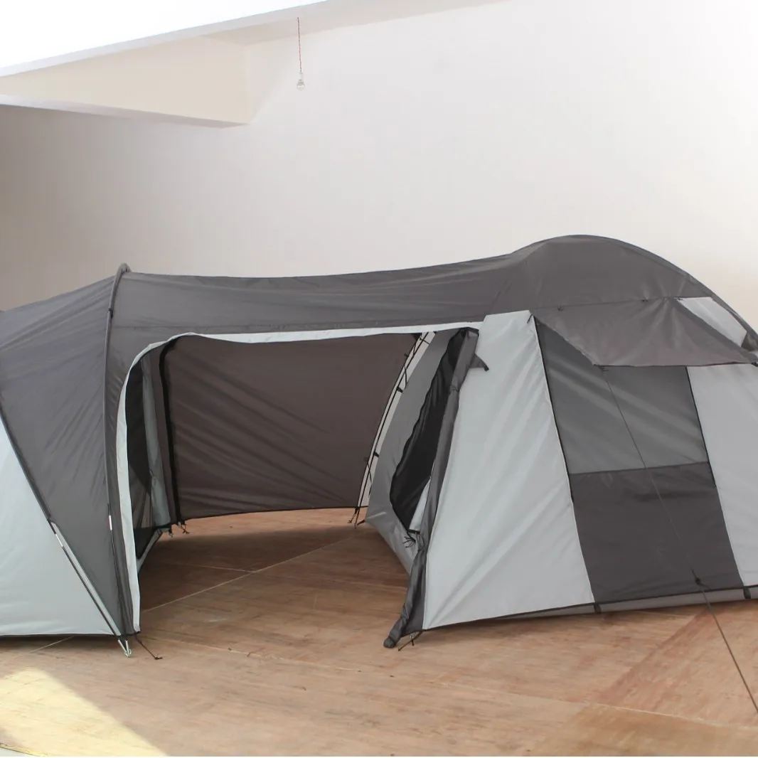 Outdoor Family Folding Tent for 5-8 People 2 Room Rain Protection and Sun Protection Tent
Outdoor Family Folding Tent for 5-8 People 2 Room Rain Protection and Sun Protection Tent