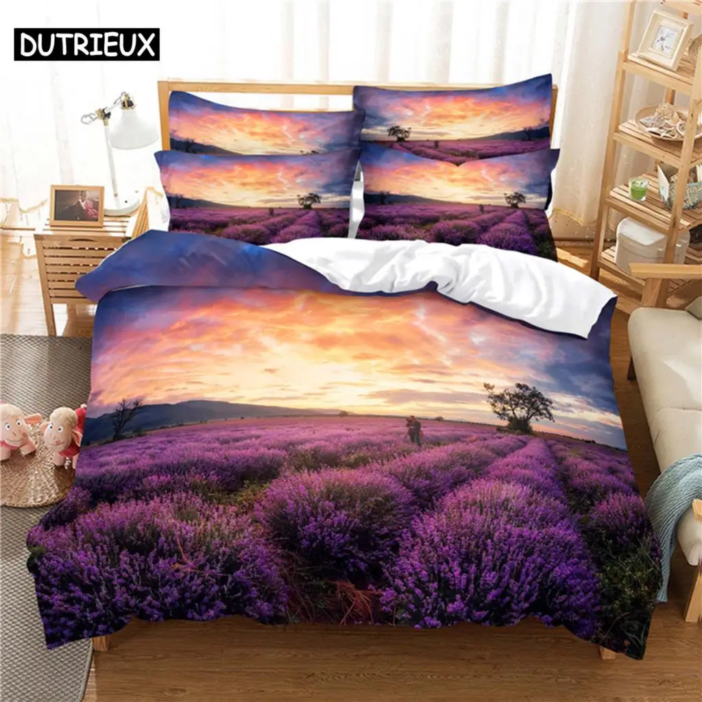 Lavender Manor Bedding Set Duvet Cover Set 3d Bedding Digital Printing Bed Linen Queen Size Bedding Set Fashion Design
Lavender Manor Bedding Set Duvet Cover Set 3d Bedding Digital Printing Bed Linen Queen Size Bedding Set Fashion Design