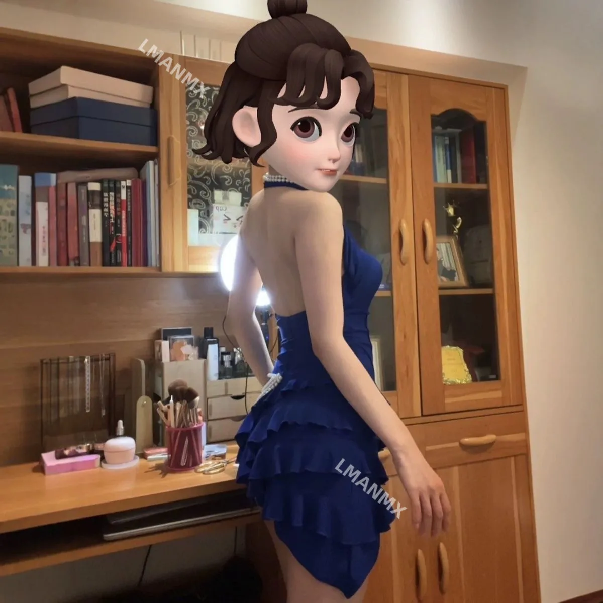 2025 New Latin Dance Dress Blue Velvet Pearl Hanging Neck and Hip Wrap Dress
2025 New Latin Dance Dress Blue Velvet Pearl Hanging Neck and Hip Wrap Dress