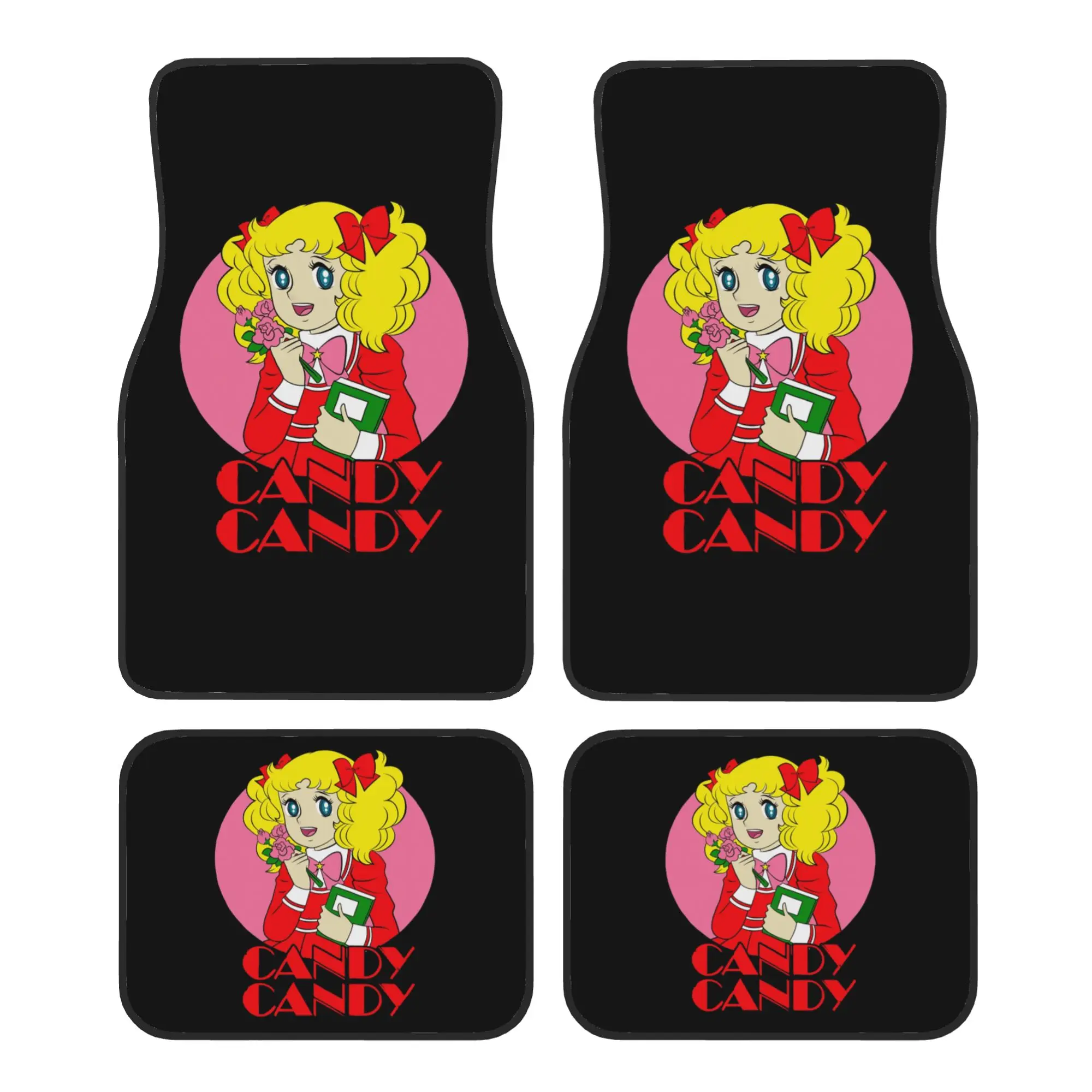 4PCS Crystal Velvet Car Floor Mats Candy Candy Car Carpet Floor Protection Anime Japan Universal Auto Front And Rear Foot Mats
4PCS Crystal Velvet Car Floor Mats Candy Candy Car Carpet Floor Protection Anime Japan Universal Auto Front And Rear Foot Mats