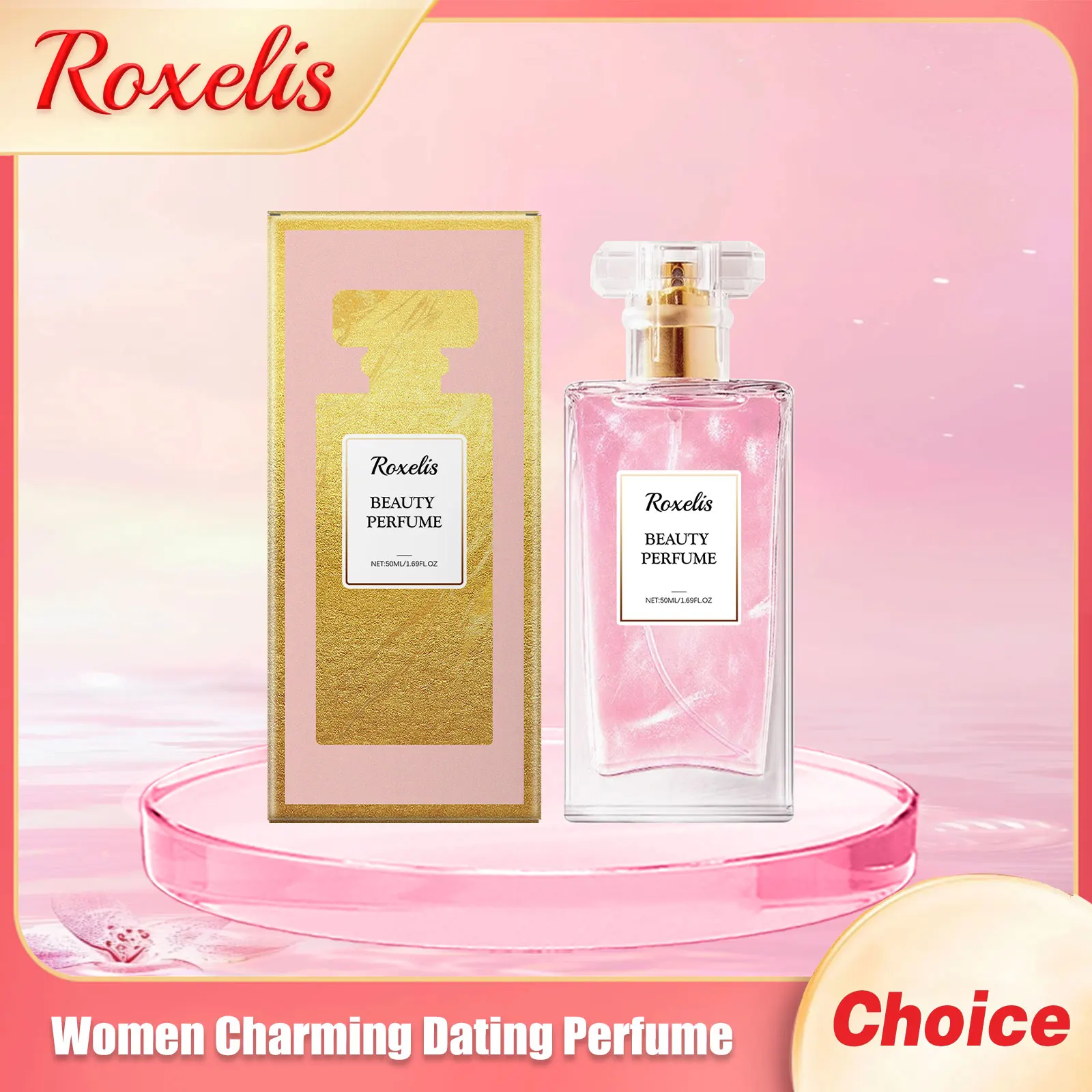 Roxelis Women's Charming Perfume Long Lasting Freshing Improve Confidence Staying Scent Smell Good Portable Bottle Mini Perfumes
Roxelis Women's Charming Perfume Long Lasting Freshing Improve Confidence Staying Scent Smell Good Portable Bottle Mini Perfumes