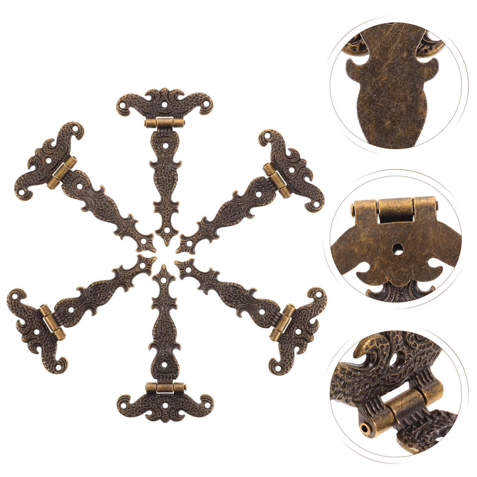 6Pcs Strong Heavy Duty Vintage Hinges for Wooden Jewelry Boxes Small Craft Decorative Hinges Heavy Duty Hinge Wood Box Hinge
6Pcs Strong Heavy Duty Vintage Hinges for Wooden Jewelry Boxes Small Craft Decorative Hinges Heavy Duty Hinge Wood Box Hinge