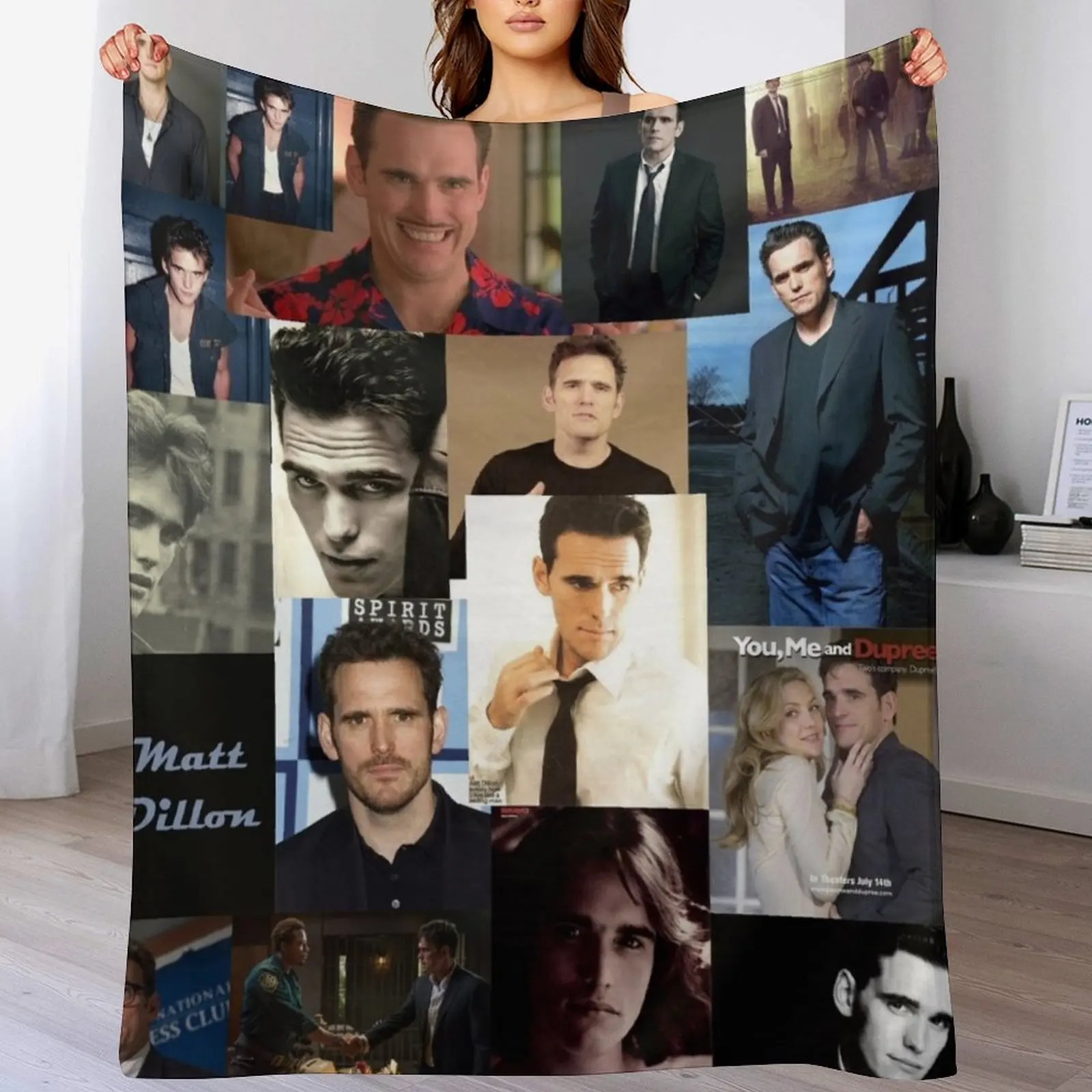 Matt Dillon Abstract Collage Throw Blanket Stylish Decor Blanket Gift for Friends Roommate
Matt Dillon Abstract Collage Throw Blanket Stylish Decor Blanket Gift for Friends Roommate