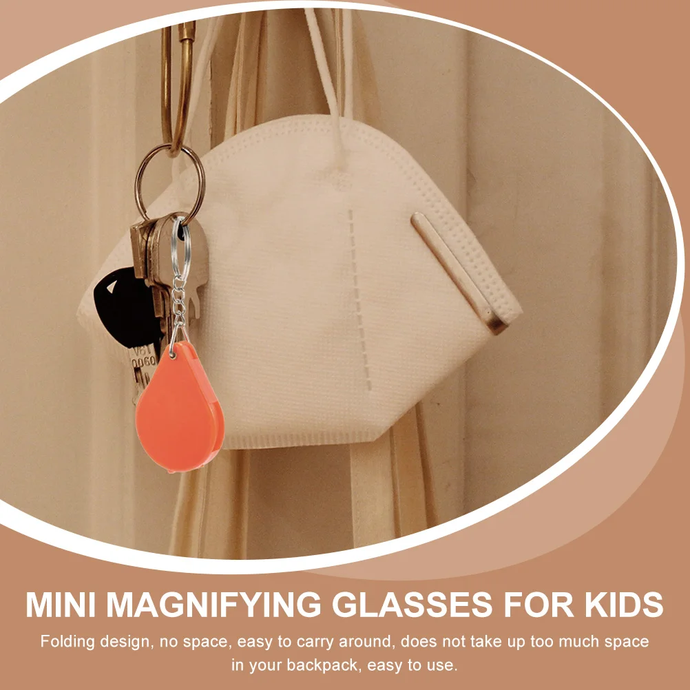 6pcs Mini Magnifying Glass Keychain Small Magnifier With Ring Portable Pocket Durable Led Light Jewelry Observation Ergonomic
6pcs Mini Magnifying Glass Keychain Small Magnifier With Ring Portable Pocket Durable Led Light Jewelry Observation Ergonomic