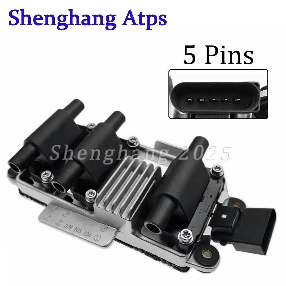 Engine Ignition Coil 078905104 078905101A 078905101 For VW Passat 1998-2005 2.8L Audi A4 A6 2.8L V6 1997-2001
Engine Ignition Coil 078905104 078905101A 078905101 For VW Passat 1998-2005 2.8L Audi A4 A6 2.8L V6 1997-2001
