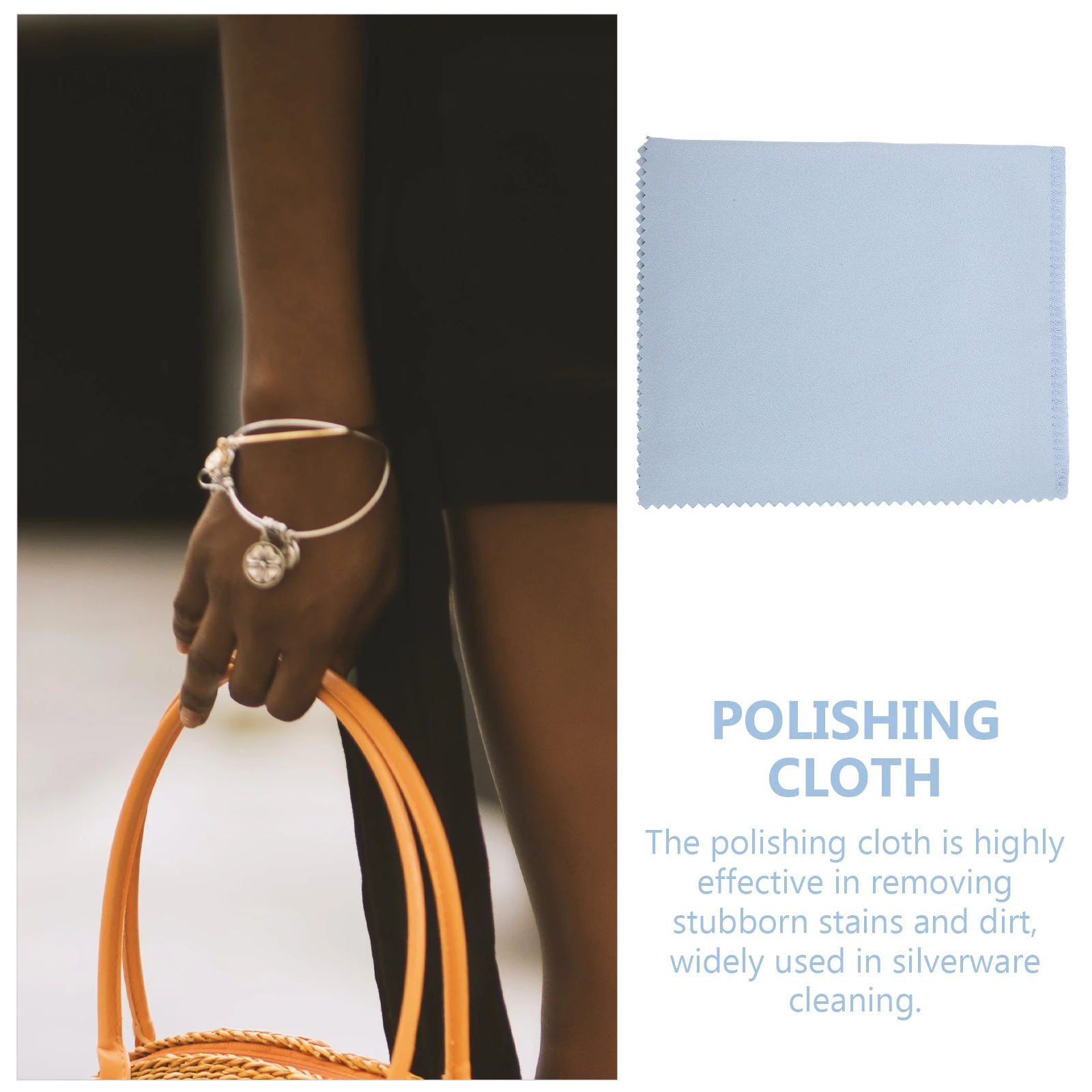 Polished Silver Cloth Cleaner Jewelry for Polishing Jewellery Wipes Double Layer 
Polished Silver Cloth Cleaner Jewelry for Polishing Jewellery Wipes Double Layer