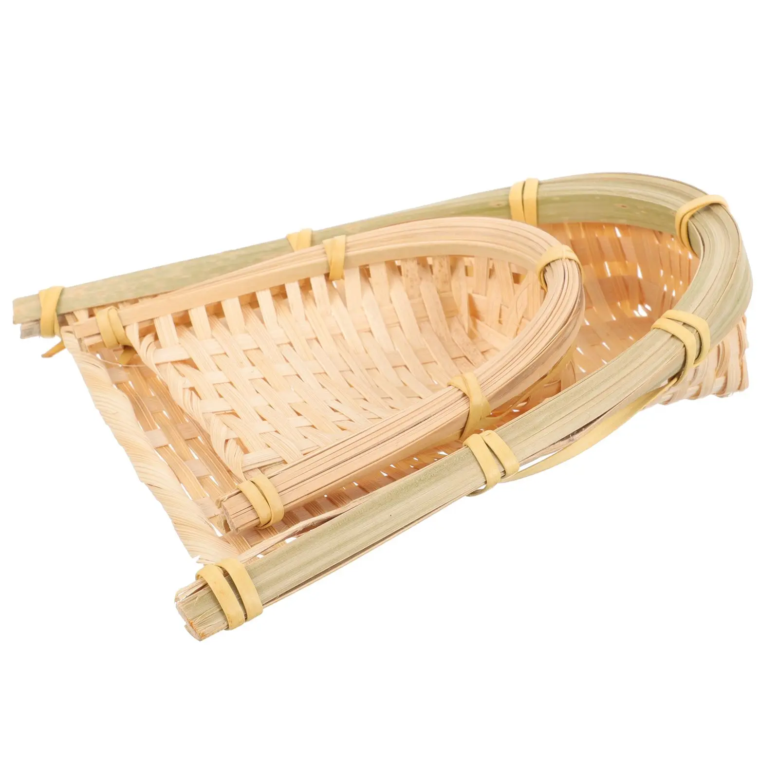 2Pcs Woven Basket Storage Bamboo Fruit Decorative Baskets Shelves Small Dustpan Kitchen Bedroom Accessories Storage
2Pcs Woven Basket Storage Bamboo Fruit Decorative Baskets Shelves Small Dustpan Kitchen Bedroom Accessories Storage
