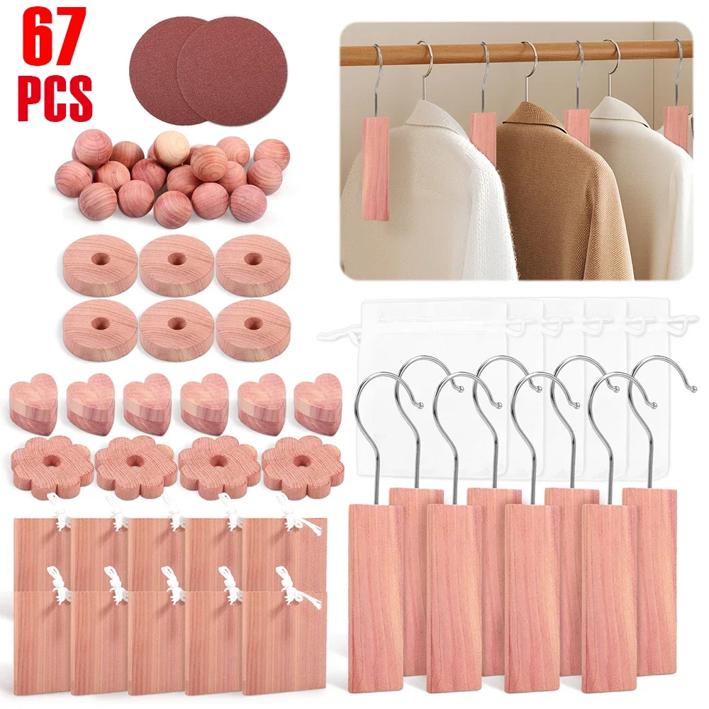67Pcs Cedar Block Closet Aromatic Cedar Plank Assorted Style Fresh Odour Deterrent Insect Wardrobe Cedar Block Home Accessories
67Pcs Cedar Block Closet Aromatic Cedar Plank Assorted Style Fresh Odour Deterrent Insect Wardrobe Cedar Block Home Accessories