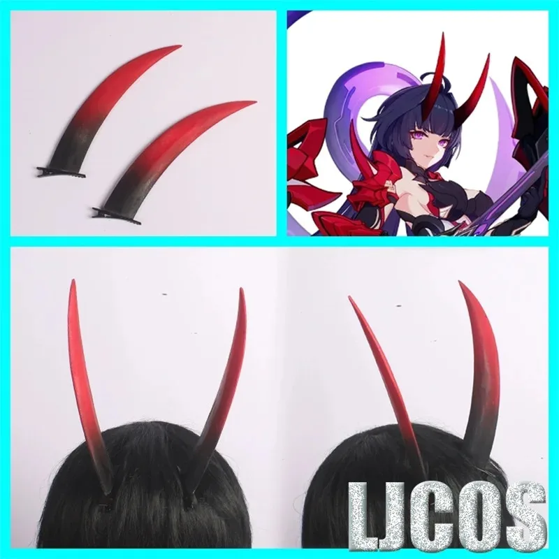 2025 12 Anime Honkai Impact 3 Raiden Mei Halloween Devil Horns Barrettes Cosplay Hair Clip Headdress Costume Masqu
2025 12 Anime Honkai Impact 3 Raiden Mei Halloween Devil Horns Barrettes Cosplay Hair Clip Headdress Costume Masqu