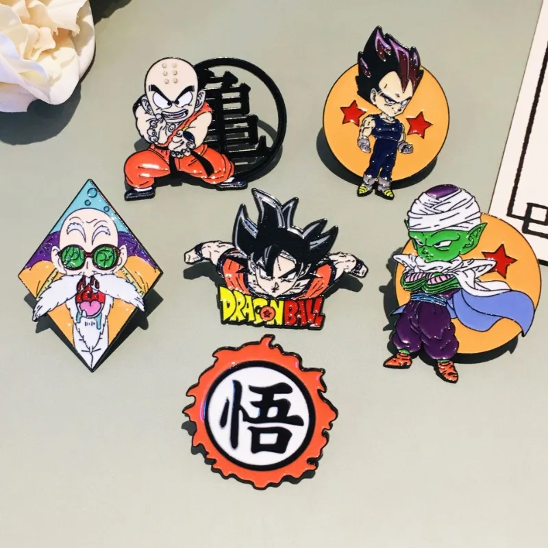 Bandai Dragon Ball Goku Brooch Master Roshi Anime Action Figures Cute Toy Q Figural Lapel Backpack Pins Decoration Children Gift
Bandai Dragon Ball Goku Brooch Master Roshi Anime Action Figures Cute Toy Q Figural Lapel Backpack Pins Decoration Children Gift