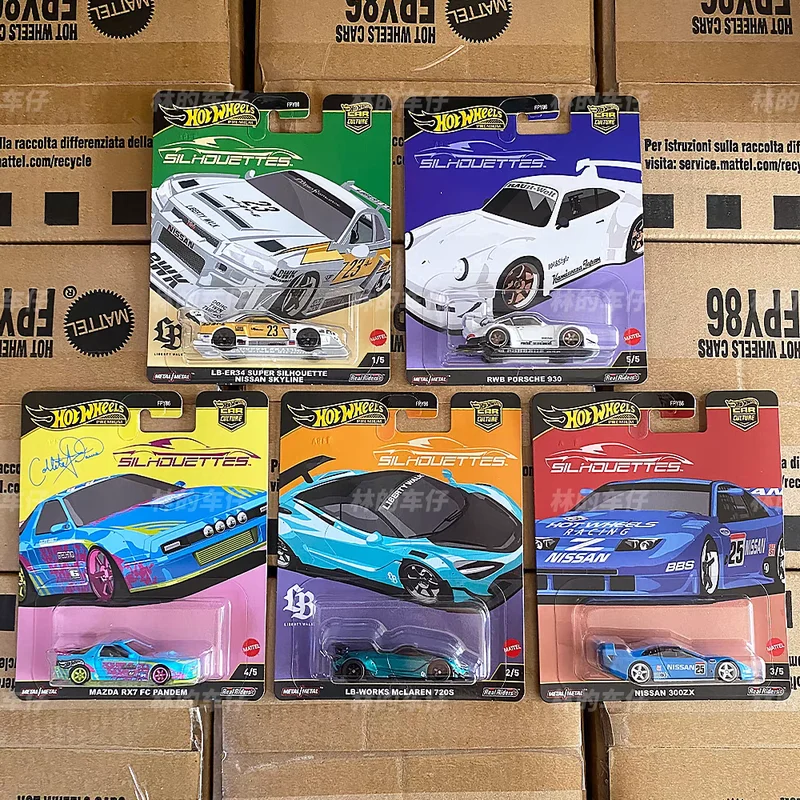 Hot Wheels FPY86 Car Culture Premium Silhouettes 1:64 Scale Porsche Nissan Die-Cast Vehicle Model Cars Boys Collectible Car Toys
Hot Wheels FPY86 Car Culture Premium Silhouettes 1:64 Scale Porsche Nissan Die-Cast Vehicle Model Cars Boys Collectible Car Toys