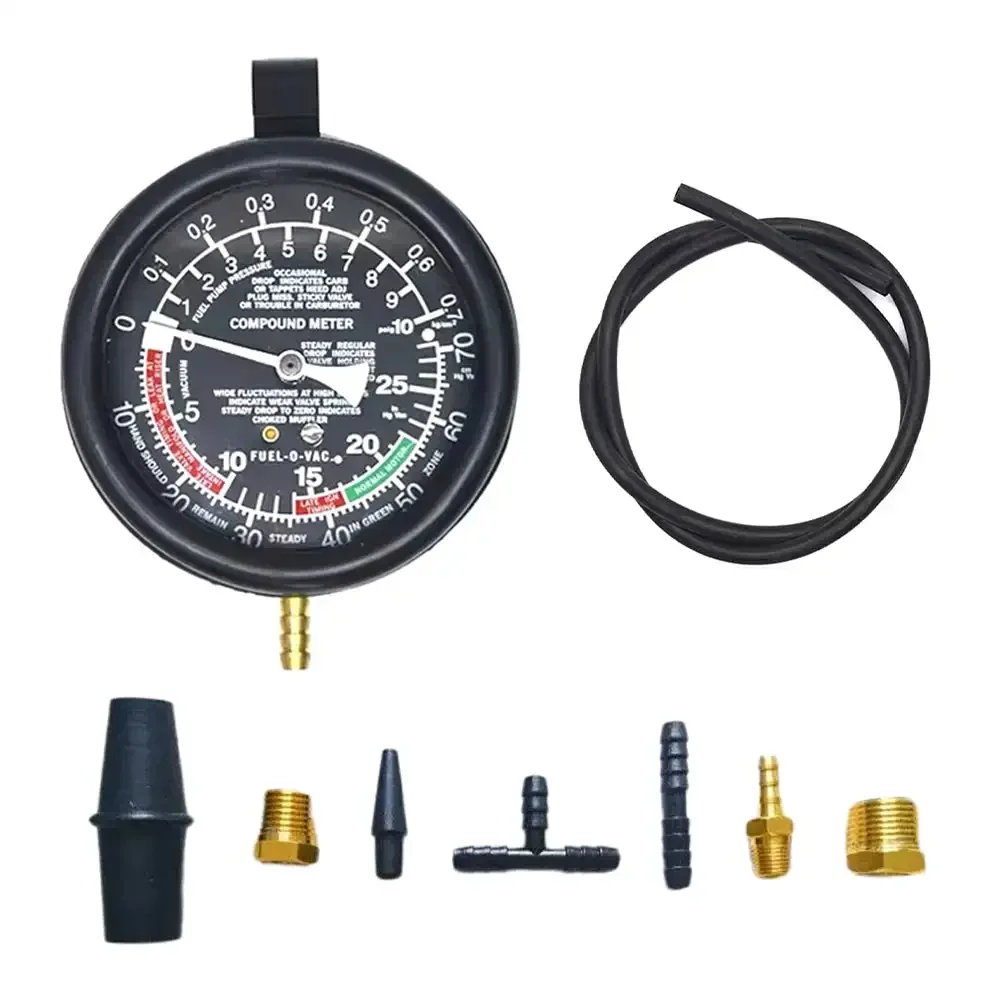 Engine Vacuum Pressure Tester Car Engine Vacuum Fuel Pump&Vacuum Tester Gauge Carburetor Pressure Diagnostics Leakage Tester
Engine Vacuum Pressure Tester Car Engine Vacuum Fuel Pump&Vacuum Tester Gauge Carburetor Pressure Diagnostics Leakage Tester