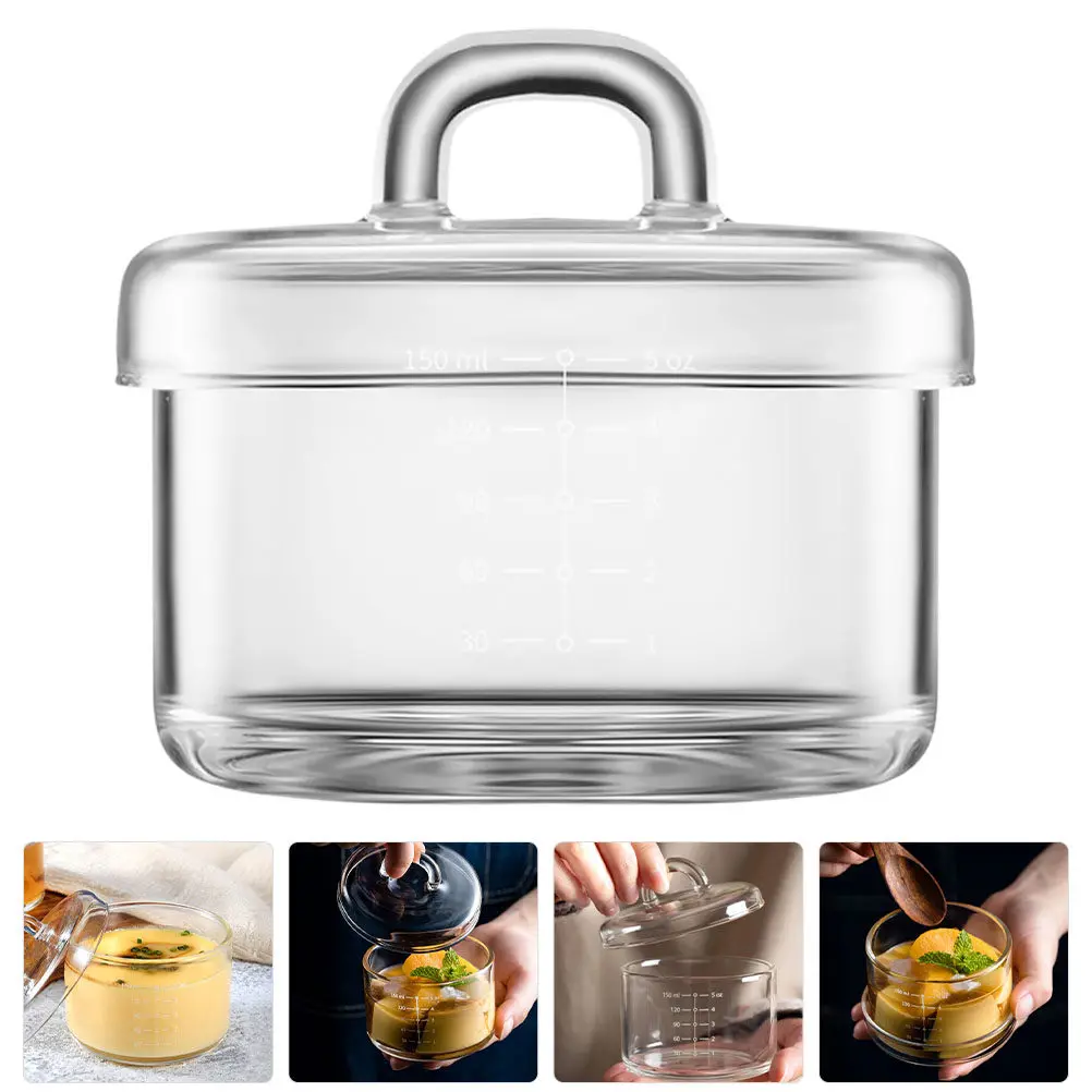Premium Glass Baby Food Stew Bowl Small Steaming Pot Heat Resistant Soup Bowl with Lid for Yogurt Desserts Fruits
Premium Glass Baby Food Stew Bowl Small Steaming Pot Heat Resistant Soup Bowl with Lid for Yogurt Desserts Fruits