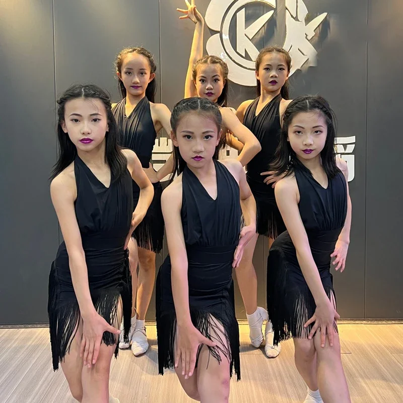 Kids Latin Dance Clothes Professional Performance Wear Girl Standard Dance Competition Dress Latin Dance Tassel Skirt Set XH2158
Kids Latin Dance Clothes Professional Performance Wear Girl Standard Dance Competition Dress Latin Dance Tassel Skirt Set XH2158