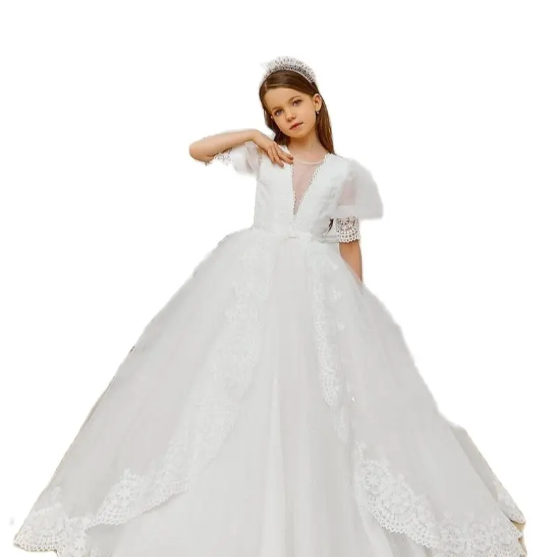 Flower Girl Dress Illusion Button Back Cute Bow Girl Party Dresss Pink Kids Flower Girl Dresses pinkPrincess Dresses
Flower Girl Dress Illusion Button Back Cute Bow Girl Party Dresss Pink Kids Flower Girl Dresses pinkPrincess Dresses