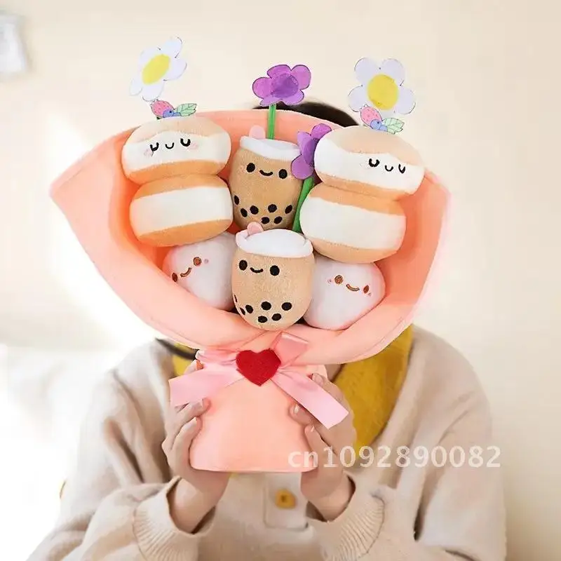 Kawaii Boba цветок плюшевые игрушки букет Рождественский чай куклы пузырь девушка цветы плюшевые подарки на день Святого Валентина сохраненные для выпускного
Kawaii Boba цветок плюшевые игрушки букет Рождественский чай куклы пузырь девушка цветы плюшевые подарки на день Святого Валентина сохраненные для выпускного