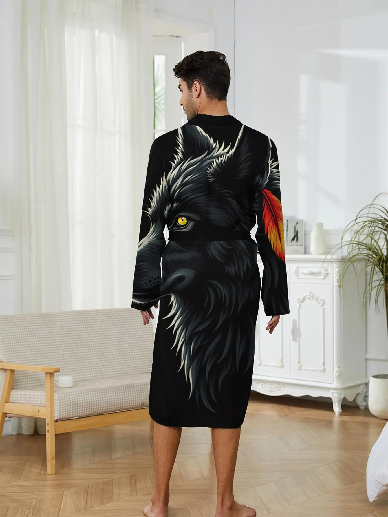 1pc Men's Robes 2026 Spring/Summer Bath Robe Shower Robe Men's Bathrobe Graphic 3D Printed Long Nightgown Polyester Robe
1pc Men's Robes 2026 Spring/Summer Bath Robe Shower Robe Men's Bathrobe Graphic 3D Printed Long Nightgown Polyester Robe