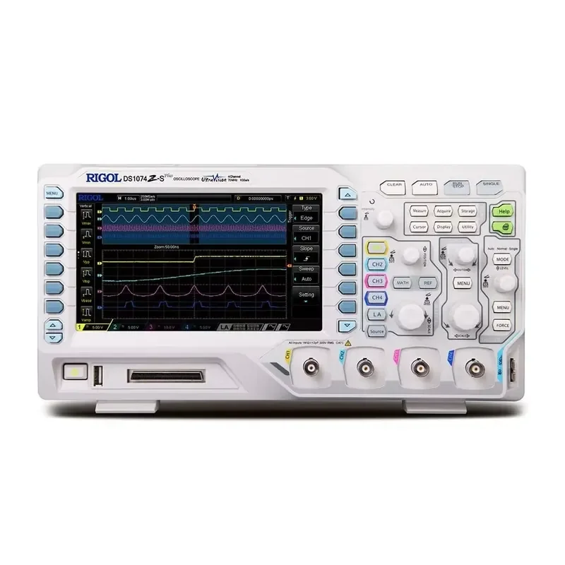DS1074Z-S Plus 70MHz 4 Digital Oscilloscope 1GSa/s 24Mpts with Built-in Signal Generator
DS1074Z-S Plus 70MHz 4 Digital Oscilloscope 1GSa/s 24Mpts with Built-in Signal Generator