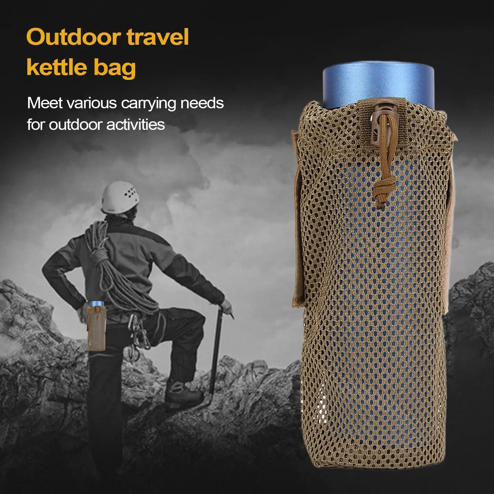 Сумка-переноска для бутылки с водой, складная герметичная сумка для бутылки, устойчивый рукав для бутылки с водой, карман для гидратации для женщин и мужчин, кемпинга 
Сумка-переноска для бутылки с водой, складная герметичная сумка для бутылки, устойчивый рукав для бутылки с водой, карман для гидратации для женщин и мужчин, кемпинга