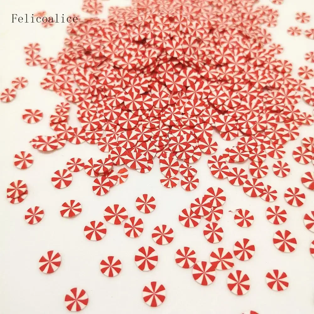 20g Red White Lollipop Polymer Clay Sprinkles Colorful for DIY Crafts Tiny Cute bonbon Candy Plastic Mud Particles
20g Red White Lollipop Polymer Clay Sprinkles Colorful for DIY Crafts Tiny Cute bonbon Candy Plastic Mud Particles