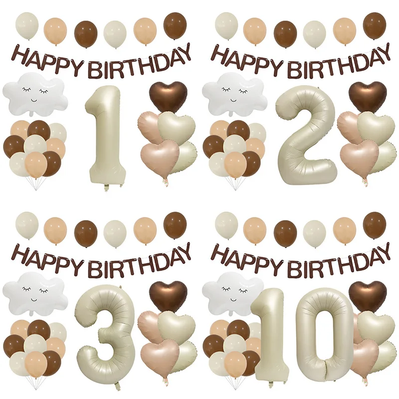 2024 Cream Color Number Balloon Set 40 Inch 1-9 Digital Foil Helium Balloon Girl Kids Adult Birthday Party Wedding Decoration
2024 Cream Color Number Balloon Set 40 Inch 1-9 Digital Foil Helium Balloon Girl Kids Adult Birthday Party Wedding Decoration