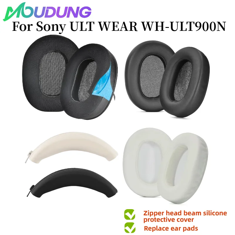 MOUDUNG Replacement Ice gel/Protein skin Earpads Silicone zipper head beam protective cover For Sony ULT WEAR WH-ULT900N headset
MOUDUNG Replacement Ice gel/Protein skin Earpads Silicone zipper head beam protective cover For Sony ULT WEAR WH-ULT900N headset