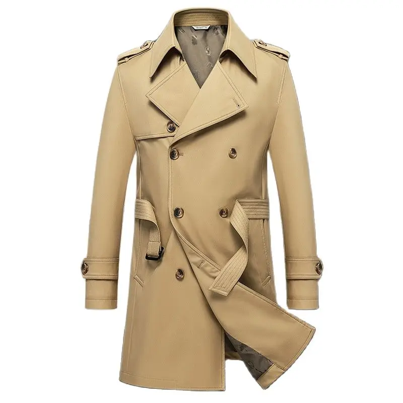 Mens Trench Coat Men Autumn Fashion Trenchs Jackets Blazers Designs Double-breasted Business Overcoat Windbreaker Male Clothes
Mens Trench Coat Men Autumn Fashion Trenchs Jackets Blazers Designs Double-breasted Business Overcoat Windbreaker Male Clothes