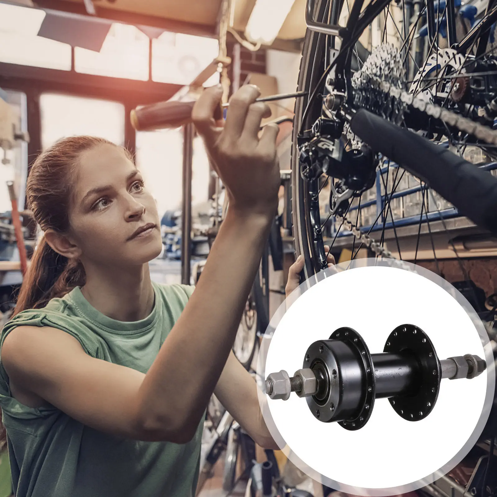 1Pcs Hub Iron Material 32 Holes Sturdy Bearing Capacity Low Noise Disc Brake Bike Accessories Bike Bearing Hub Wheel Spindle
1Pcs Hub Iron Material 32 Holes Sturdy Bearing Capacity Low Noise Disc Brake Bike Accessories Bike Bearing Hub Wheel Spindle
