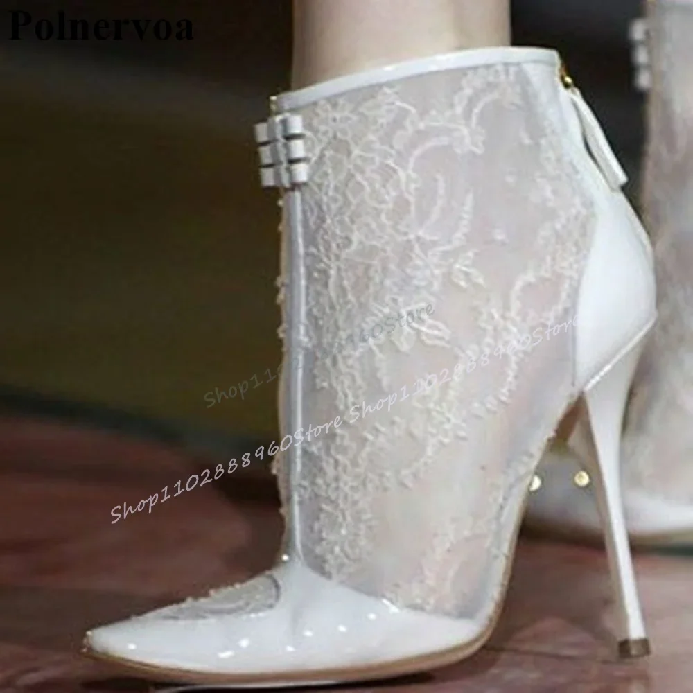 Elegant White Splicing Air Mesh Pumps Thin High Heel Shoes For Women Back Zipper Pointed Toe 2025 Fashion Zapatos Para Mujere
Elegant White Splicing Air Mesh Pumps Thin High Heel Shoes For Women Back Zipper Pointed Toe 2025 Fashion Zapatos Para Mujere