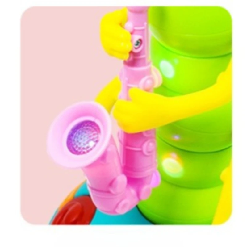 Glowing Dancing Caterpillar Toy:Plays saxophone while rotating & glowing, a novel and fun interactive musical companion for kids
Glowing Dancing Caterpillar Toy:Plays saxophone while rotating & glowing, a novel and fun interactive musical companion for kids