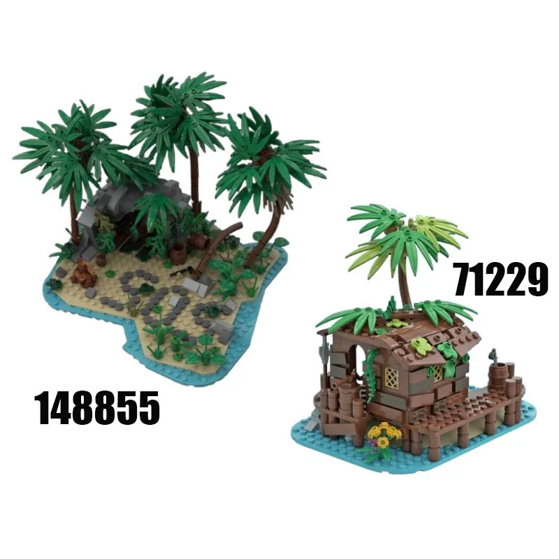 H4MOC-71229 148855 Pirate Shed / Barracuda Bay Expansion Building Blocks Technology Bricks DIY Assembly Modular City Street Toy
H4MOC-71229 148855 Pirate Shed / Barracuda Bay Expansion Building Blocks Technology Bricks DIY Assembly Modular City Street Toy