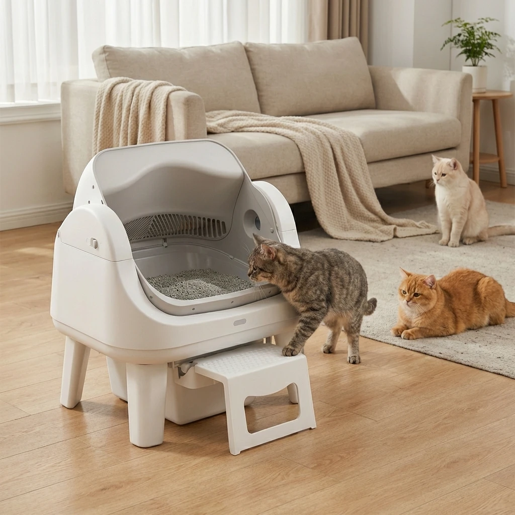 AutoScooper 12 Lite Smart Automatic Eco-Friendly Plastic Cat Litter Scoop Box 10kg Large Capacity Easy Clean Odor Control Open
AutoScooper 12 Lite Smart Automatic Eco-Friendly Plastic Cat Litter Scoop Box 10kg Large Capacity Easy Clean Odor Control Open