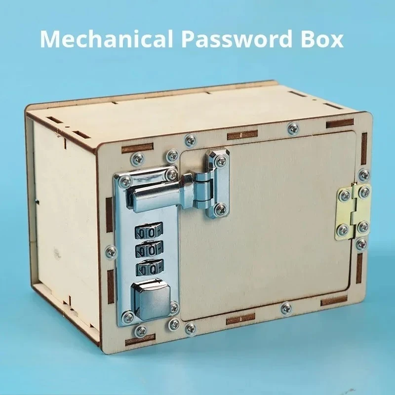 DIY Wooden Password Box for Kids Assembling Manual Machine Code Box Mechanical Combination Lockbox Science Toy for Children
DIY Wooden Password Box for Kids Assembling Manual Machine Code Box Mechanical Combination Lockbox Science Toy for Children