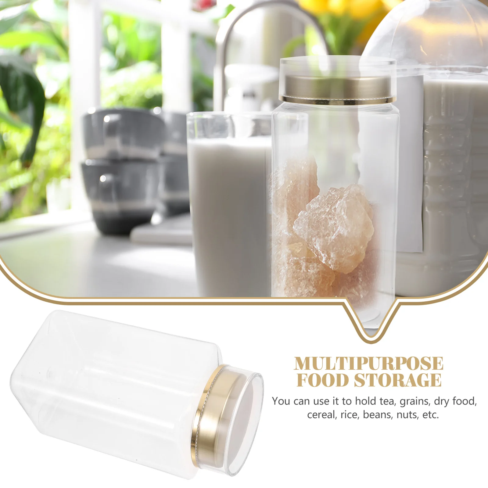 Sealed Canisters Food Storage Containers Dried Fruit Jar Coffee Bean Tea 100% Airtight Safe Material Long Lasting Use
Sealed Canisters Food Storage Containers Dried Fruit Jar Coffee Bean Tea 100% Airtight Safe Material Long Lasting Use
