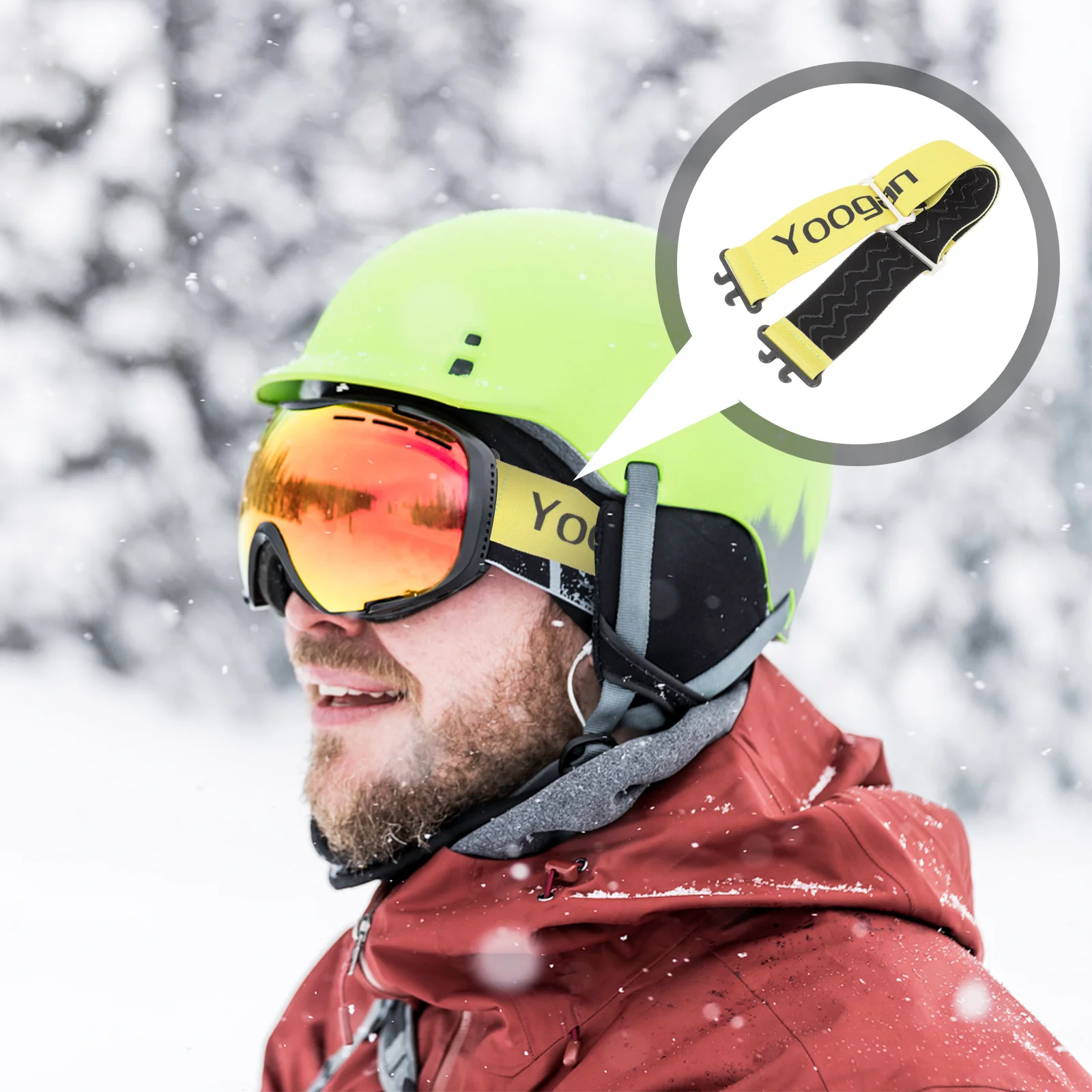 Adjustable Ski Goggles Strap Replacement Elastic Goggles Strap for Sports Skiing Outdoor Activities Portable Lightweight Design
Adjustable Ski Goggles Strap Replacement Elastic Goggles Strap for Sports Skiing Outdoor Activities Portable Lightweight Design