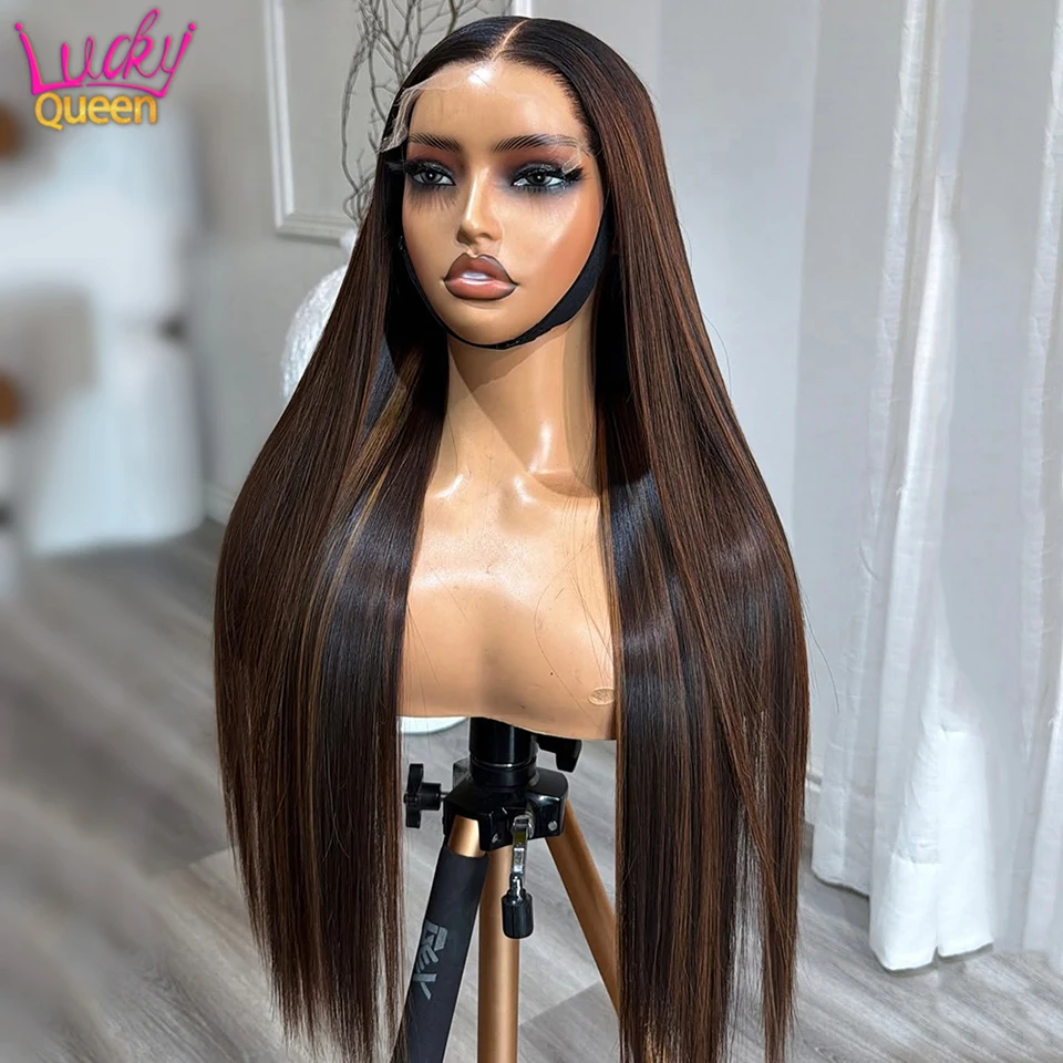 Real Human Hair Wigs Hlighlight Brown 13x6 13x4 Lace Front Human Hair Wig For Women Pre Plucked 5x5 Closure Wig Straight
Real Human Hair Wigs Hlighlight Brown 13x6 13x4 Lace Front Human Hair Wig For Women Pre Plucked 5x5 Closure Wig Straight