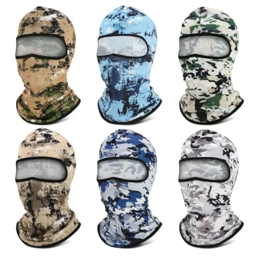 Fivali 6 Pack Balaclava Ski Face Mask: Cooling Neck Gaiter Full Head Mask for Men Women
Fivali 6 Pack Balaclava Ski Face Mask: Cooling Neck Gaiter Full Head Mask for Men Women