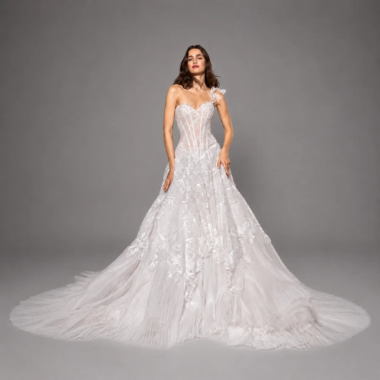 Luxury Wedding Dresses Lace Strapless Mermaid Inverted Basque Back Zipper Design Court Train Floor-Length Bride Church Wedding
Luxury Wedding Dresses Lace Strapless Mermaid Inverted Basque Back Zipper Design Court Train Floor-Length Bride Church Wedding