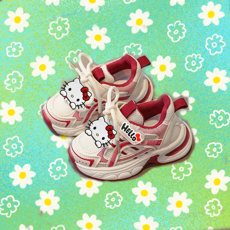 Детские кроссовки с героями мультфильмов «Hello Kitty», весна-лето, осень, детская дышащая обувь с сеткой для папы, детские кроссовки, детская обувь для малышей
Детские кроссовки с героями мультфильмов «Hello Kitty», весна-лето, осень, детская дышащая обувь с сеткой для папы, детские кроссовки, детская обувь для малышей