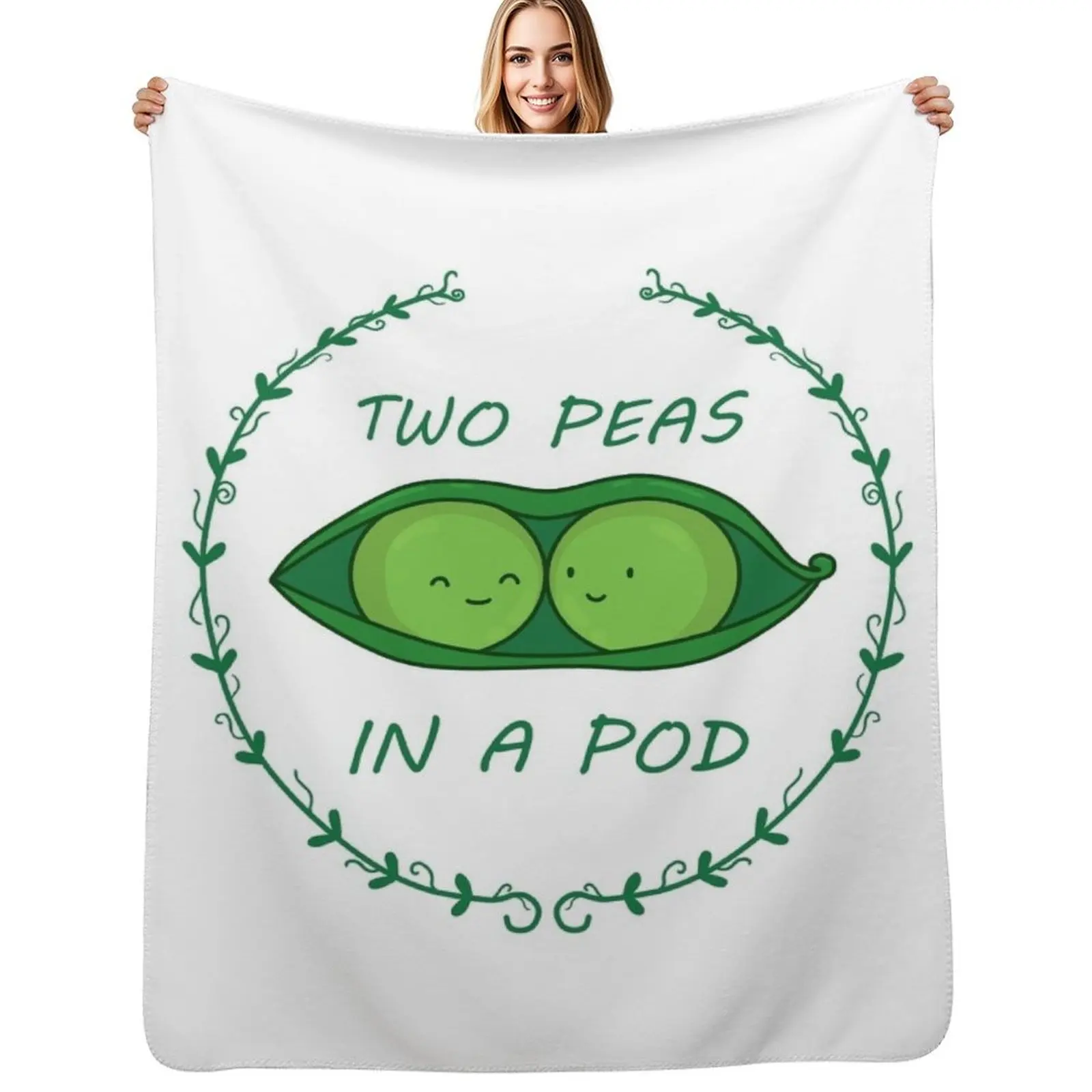 Two Peas In a Pod Throw Blanket Ultra Plush Cozy Blanket for Napping Sleeping
Two Peas In a Pod Throw Blanket Ultra Plush Cozy Blanket for Napping Sleeping