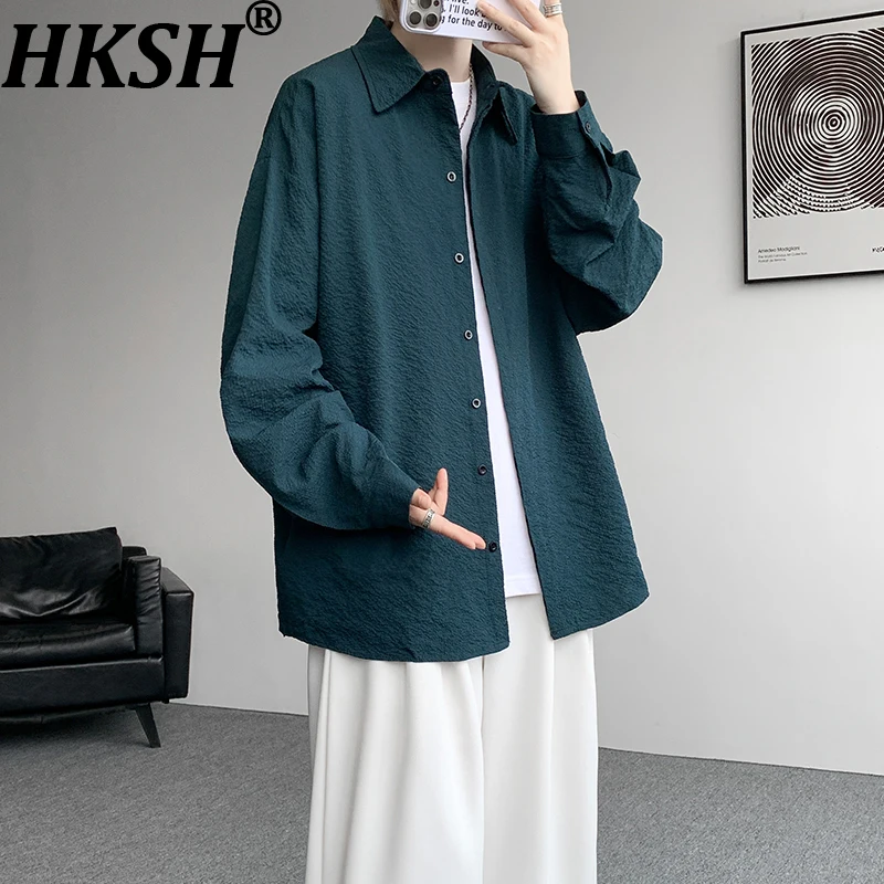 HKSH Bubble Fabric Salt-Shrunk Texture Long-Sleeve Top Men Summer New Ice Silk Jacket Sun Protection Shirt Chic Ins Vibe HK20464
HKSH Bubble Fabric Salt-Shrunk Texture Long-Sleeve Top Men Summer New Ice Silk Jacket Sun Protection Shirt Chic Ins Vibe HK20464