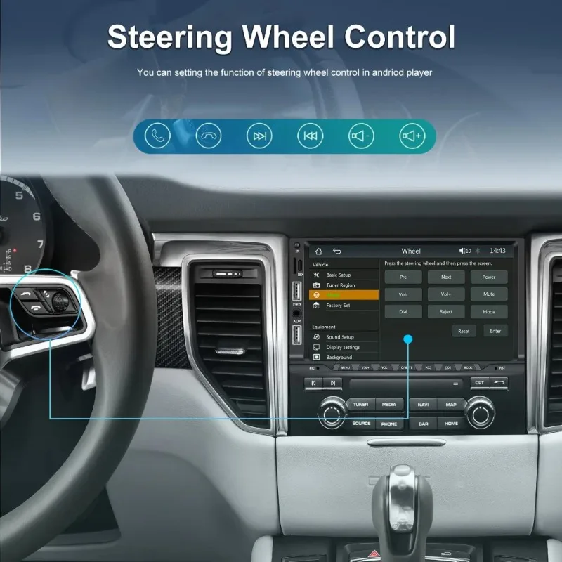 7"A3261 MP5 player car central control all-in-one machine+ wireless carplay with microphone 4 lights 12 lights camera AHD camera
7"A3261 MP5 player car central control all-in-one machine+ wireless carplay with microphone 4 lights 12 lights camera AHD camera